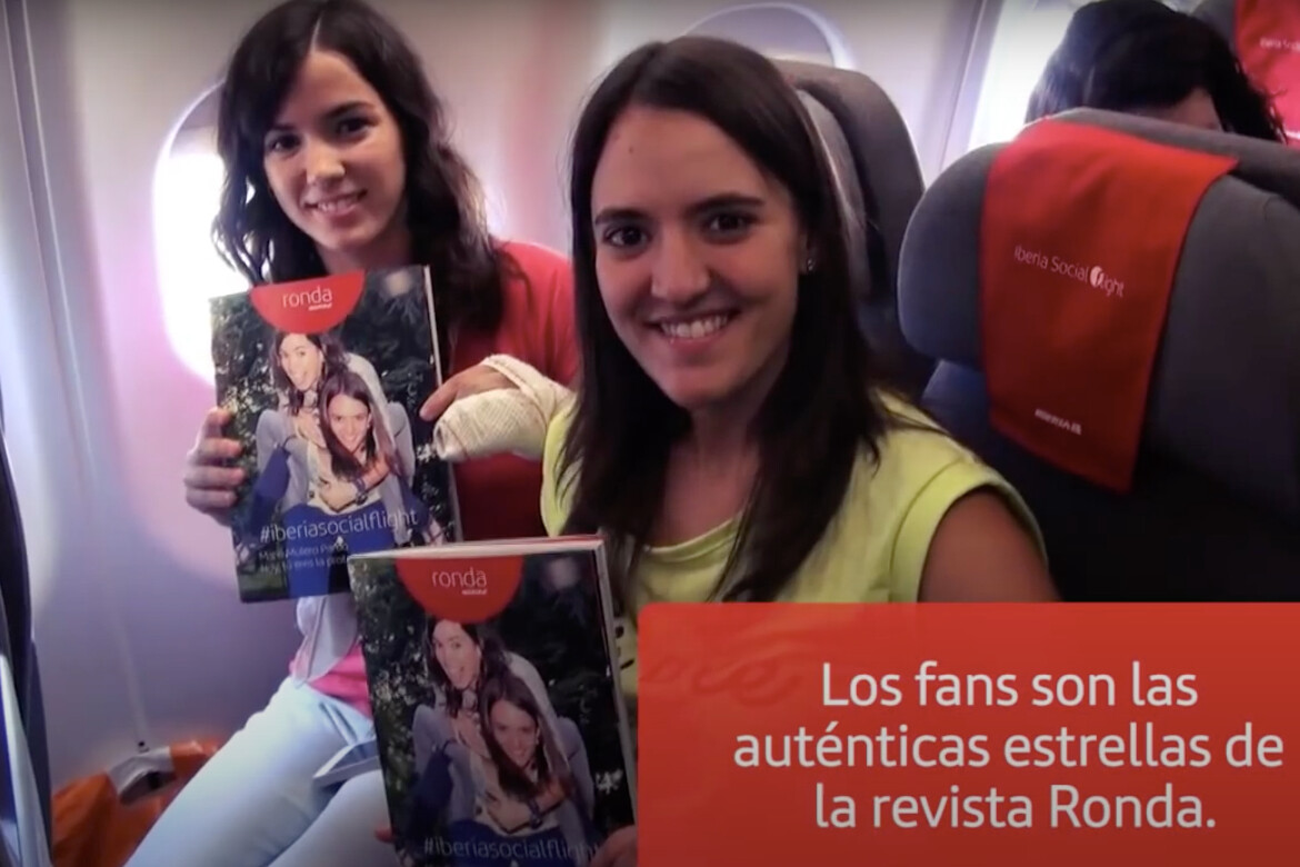 Iberia Airlines Social Flight campaign