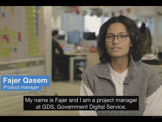 Fajer Qasem - project manager at GDS