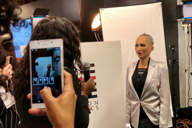 Sofia the Robot at Cognition X