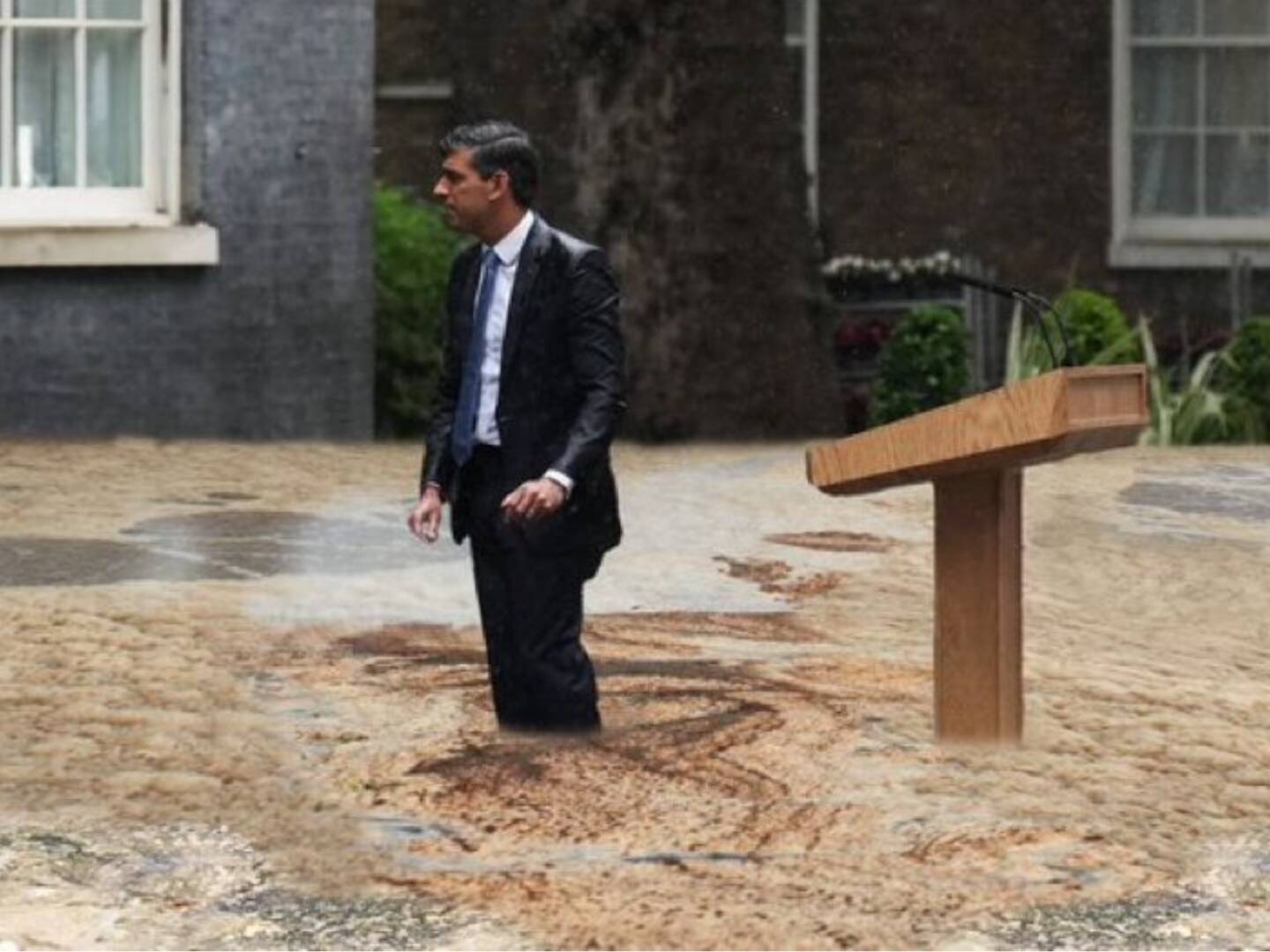 Raw sewage memes - Rishi Sunak