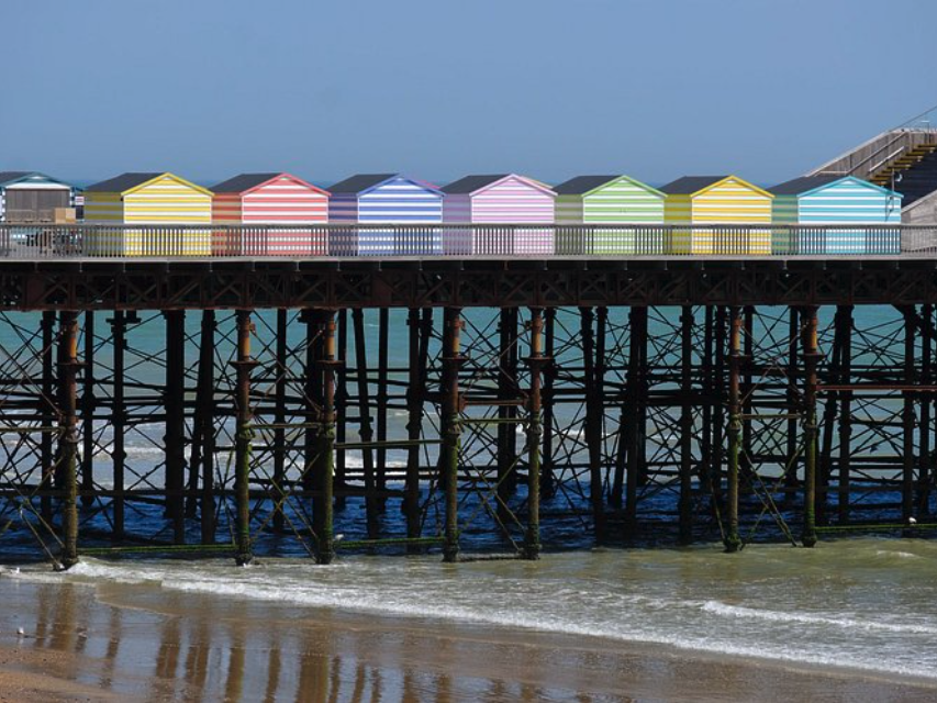The paddle-out will take place next to Hastings Pier