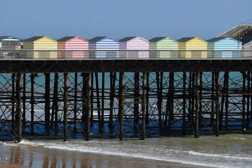The paddle-out will take place next to Hastings Pier