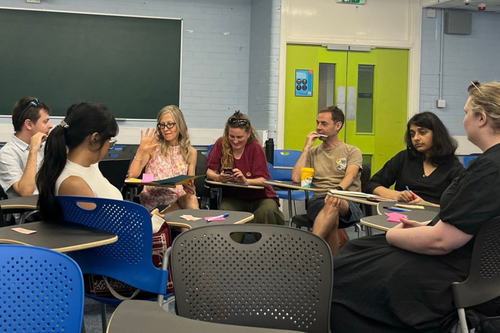Co-facilitating a session at London Data Week